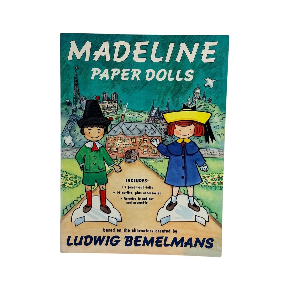 Madeline Paper Dolls Book Ludwig Bemelmans Viking 1994 Uncut Punch-Out Outfits